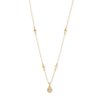 Kendra Scott Nola Pendant Necklace for Women, Fashion Jewelry, Gold-Plated, Iridescent Drusy