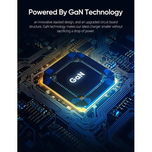 65W USB C Charger Block, ARZOPA GaN Fast Charger USB C Wall Charger PPS 3-Port Foldable Plug for MacBook Pro/Air, iPad Pro, iPhone 15/Pro, Galaxy S24 Ultra, Dell XPS 13, Pixel, Monitor