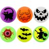 NEWBEA 72 Halloween Theme Designs Bouncing Balls - Glow in The Dark Bouncy Party Favors Supplies for Kids, Trick or Treating Goodie