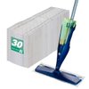 Home Harmony Wide Disposable Mop Pads, Compatible with Bona, Swiffer PowerMop & More, 17.5” x 5” for Full Coverage, 30 Count, Eco-Friendly, Made in The USA