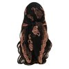 Floerns Women's Flower Embroidery Hair Scarf Headband Sheer Hair Bandana Black One-Size