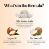 Hair Conditioner for Damaged Dry Hair - Silk Protein Conditioner for Dry Hair Frizz Control & Shine - Hydrating Conditioner for Curly Hair with Argan Oil and Hair Moisturizer for Dry Hair Care