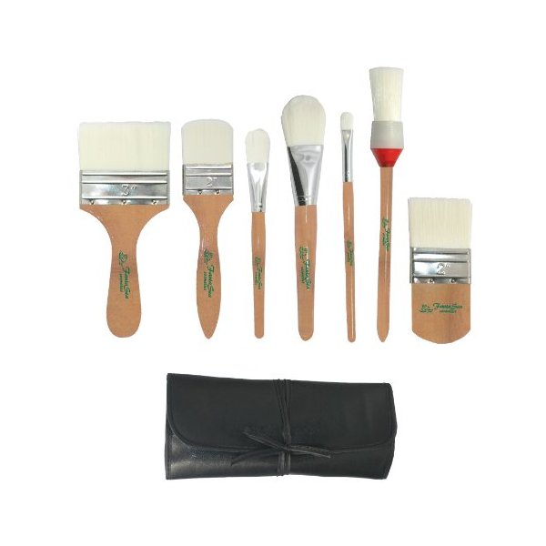 FantaSea 7 piece Synthetic Body Brush Set