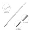 Metal Nail Cuticle Trimmer with Cuticle Pusher and Cutter, 2 Pcs Professional Cuticle Remover Tool Kit, Cuticle Cutter Set, Cuticle Nippers, Cuticle Clippers for Women, Manicure Pedicure Tool YLYL