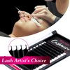 Cashmere Eyelash Extensions 0.03 D Curl 8-16mm Mixed Tray Premium Individual Lash Extensions, Silk Volume & Classic Lashes Soft Matte Dark Professional Eyelashes Extension Salon Use(0.03-D-8-16 mm)