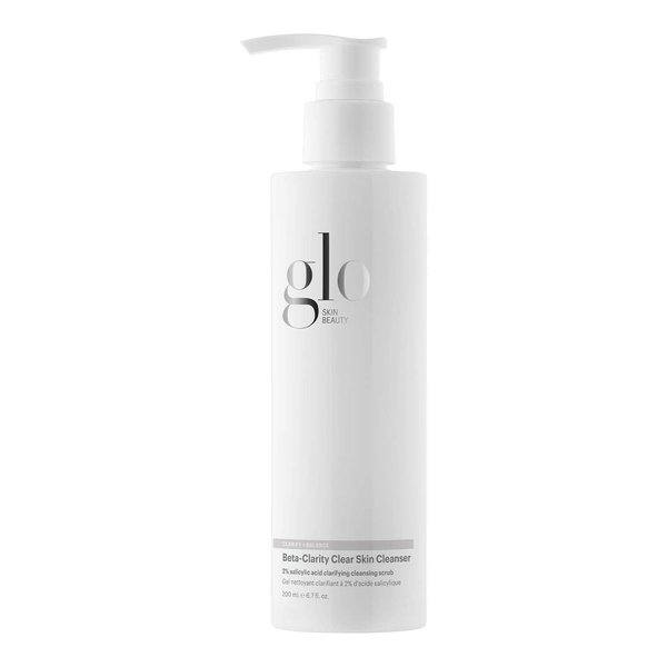 Glo Skin Beauty Beta-Clarity Clear Skin Cleanser - 2% Salicylic Acid Clarifying Face Cleanser Clears & Prevents Breakouts, Exfoliates with Scrubbing Beads
