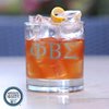 Bad Bananas BBGreek Phi Beta Sigma Official Vendor - Set of 2 11 oz Drinking Glasses - Greek Sigma Letters - Fraternity Paraphernalia