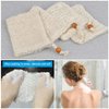 BUYGOO 30 Pack Soap Exfoliating Bag, Natural Soap Saver Hand Made Sisal Mesh Soap Bag Bar Soap Bag with Drawstring for Bath & Shower Use