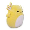 Official KellyToy Squishmallow Treyton Axoltl Yellow 12-inch Plush Pillow