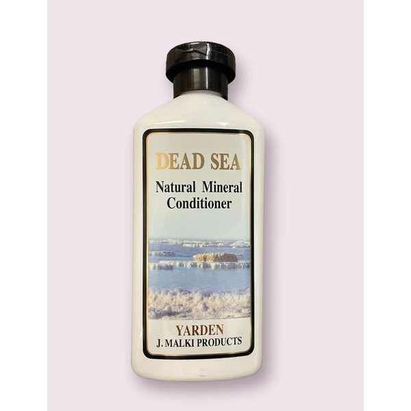 Malki Dead Sea Products Natural Mineral Conditioner | Dead Sea Conditioner for Itchy Scalp | Eczema and Psoriasis Support, Paraben Free, Softening, Detangling, and Hydrating, Itchy Scalp Conditioner