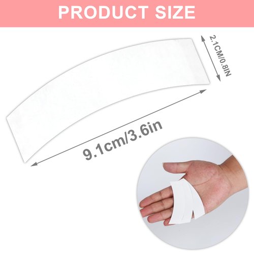 40pcs Wig Tapes for Lace Wigs, Invisible Double Side Sticker Tape for Wigs Lace Waterproof Curved Front Wig Hair Tape Strong Adhesive Toupee Tape Strips (Blue)