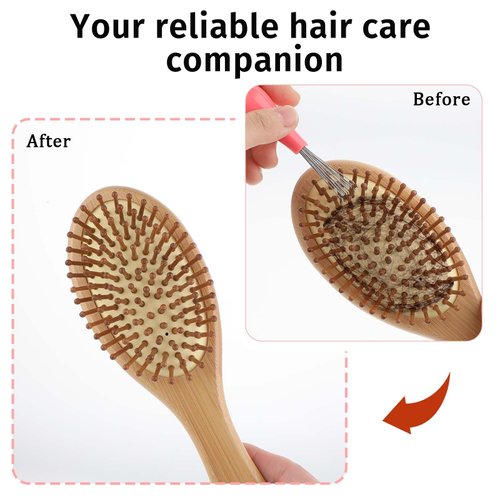 Mozeat Lens 5 Pieces Hair Brush Cleaner Tool Kit Including Dual-Headed Brush, Cleaning Claws, and Brushes for Home and Salon Use