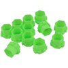 KEILEOHO 600 PCS Green Honeycomb Tattoo Ink Cups, Honeycomb Shape Pigment Holder Cups, Spliceable Tattoo Ink Cap Tattoo Accessories for Tattoo Artists and Beginners, 2.8 ml Capacity