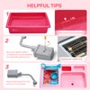 CUTE STONE Color Changing Play Kitchen Sink Toys, Children Electric Dishwasher Playing Toy with Running Water,Upgraded Real Faucet and Play Dishes,Pretend Play Kitchen Toys for Kids Boys Girls