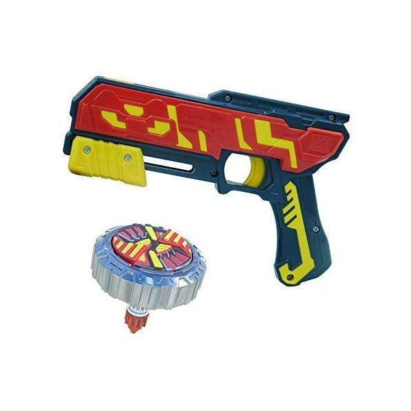 OBEST Magic Spinning Top Burst Single Top Pack and Launcher 4th Generation Mini with Launcher (RED)