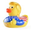 Nuwani 4" Mr President Donald Trump Rubber Duck 2024 Electoion with USA Flag MAGA Squeak Bath Toys Stars and Stripes American Patriotic Rubber Duckies Decoration Baby Adults, Yellow