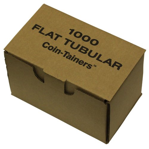 The Coin-Tainer Co. Flat Coin Wrappers, Penny, 1000 count (30001),Red/Brown
