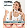 Tooth Polisher, Rechargeable Tooth Whitening Kit for Teeth Cleaning and Whitening, with 3 Tooth Polish Paste and 5 Brush Heads, LED Light, Easy to Use at-Home Personal Dental Care Kit
