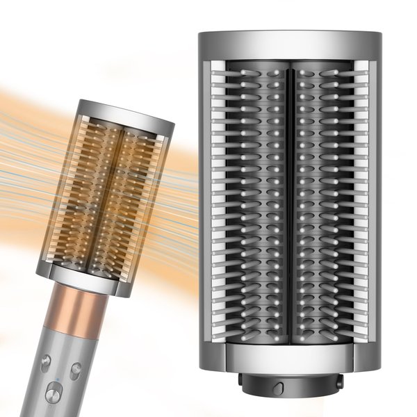 PUREGUST New Firm Smoothing Brush Compatible With Dyson Airwrap Attachment Accessories, For Frizz Hair To Make Smooth And Straight Style, Part No.971892-08