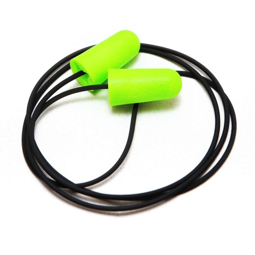 Mack's Hi Viz Corded Foam Shooting Ear Plugs, 2 Pair