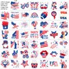 HOWAF 4th of July Fake Tattoos 96 pieces Fourth of July Tattoos Stickers Set, American Independence Day Temporary Tattoos for Kids, USA Flag Red White & Blue Tattoos for Labor Day Party Favors