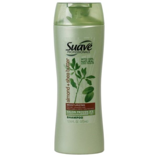 Suave Professionals Moisturizing Shampoo, Almond + Shea Butter, 12.6 oz
