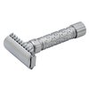 Pearl Flexi Open Comb Adjustable Safety Razor - Reusable Metal Razor made of 100% Brass Metal | Adjustable from 1 to 6| Eco Friendly DE Razor | Men's Safety Shaving Razor for Fathers Day Gift