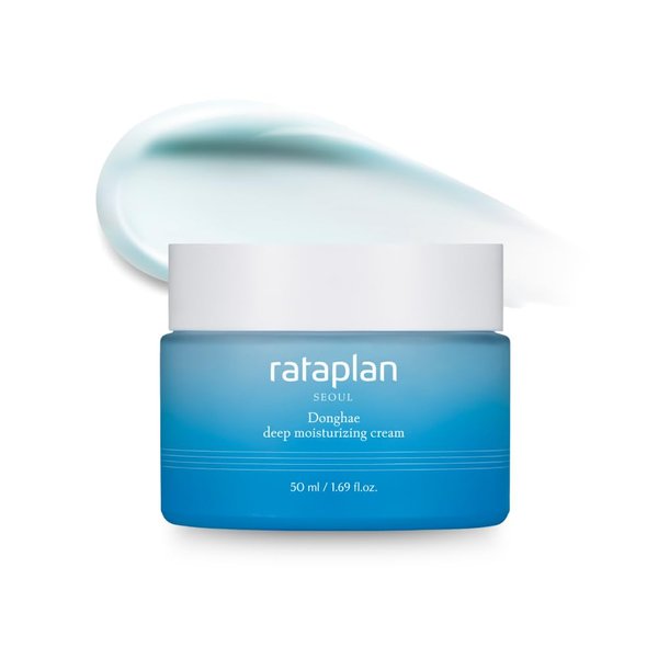 RATAPLAN Donghae Deep Moisturizing Cream, Deep Sea water, For Dry Skin, Ceramide, Strengthen Skin Barrier, Korean Skincare 1.69 fl.oz 50ml