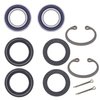 BossBearing Both Front Wheel Bearings Seals Kit for Honda TRX650FA Rincon 4x4 2003 2004 2005