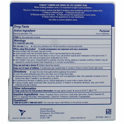 Vanishing Acne Treatment Cream by Clearasil for Unisex - 1 oz Treatment