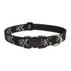 Lupine Dog Collar 1" Wide Bling Bonz Adjusts from 12" to 20"