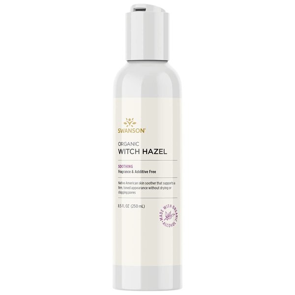 Swanson Natural Organic Witch Hazel Facial Toner 8.5 fl Ounce (250 ml) Liquid