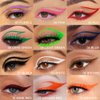 evpct 1Pcs Black Waterproof Colored Eyeliner Liquid Eye Liner Set Long Lasiting Ultra-fine Speed Dry Colorful Liquid Eyeliner