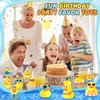 Honoson 24 Pcs Summer Beach Rubber Duckies Bulk Mini Rubber Duck Bath Toys Float Bathtub Ducky Cute Squeaky Rubber Ducky for Classroom Carnival Summer Birthday Baby Shower Party Favor