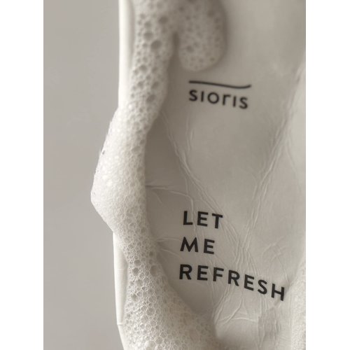 SIORIS Let me refresh foam cleanser 120ml 4.05fl.oz. slightly acid cleanser, nourish and soothe skin Korean skincare gift