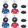 boeray 4 pcs Semi Truck Trailer Airlines Air Hose Emergency Brake Glad Hand Set Gladhand Grips