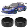 4PCS RC Car Drift Tires, 26mm Rubber RC Drift Hard Tires Upgrade Replacement Accessory for HSP 1:10 RC Drifting Car(02)