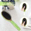 Hair Brush Detangle Hair Brushes for Women, Detangling Brush For Curly Hair, Detangle Brush, Wet Hair Brush for Thick Hair, Women Hair Brush For Curly Hair, Brushes For Hair Handmade Luxury Bling Crystal Paddle Brush Cute Rhinestone(Green)