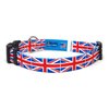 United Kingdom Dog Collar | United Kingdom Flag | Quick-release Buckle | Made in NJ, USA | for Small Dogs