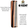 Kent FOT Fine Tooth Comb Beard Comb - 4.5" Handmade Pocket Comb and Travel Comb Hair Comb for Men - Styling Comb Small Comb Hair Comb for Fine or Thinning Hair, Mustache and Beard Care.