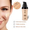 3 Pack MARIA AYORA Liquid Foundation Makeup,Matte Face Makeup Foundation,Moisturizing,Lightweight,1.4fl oz 1 Bottle (03 Porcelain)