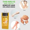 Karlash Professional Roll On Wax, Depilatory Hair Wax Removal for Body Hair, legs, arms hair Removal Wax Cartridge 75ml - Made in Italy - 2 Pieces (Honey)