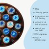 Confect Birthday Bliss Toppers for Cakes & Cupcakes | Birthday cupcake topper | Edible Toppers | Cake Decorations Supplies - Happy Birthday Toppers - 3.5 Oz