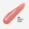 Rimmel London Stay Glossy, 470 Perfect Peony, Lip Gloss, Non-Sticky, Cruelty-Free, Color and Shine, Up To 6-Hour Wear, Precise Applicator, 0.18oz
