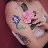 Zotemo 12 Pack Mermaid Temporary Tattoos, Waterproof Body Art Stickers for Women Kids Girls and Models
