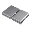 Honb Slim Smell Proof Fathers Gift Crush Proof Chrome Cigarette Case King Size 100mm