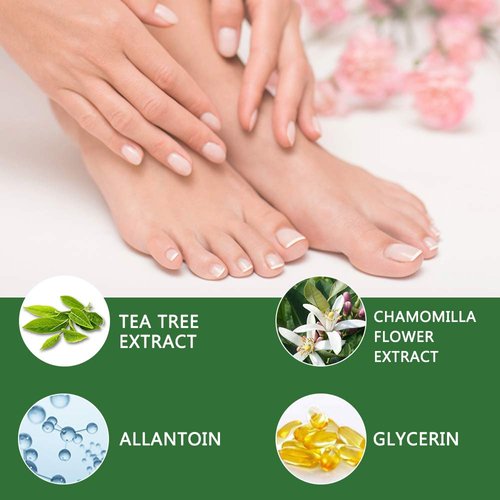 Asfroy Foot Peel Mask 5 Pack - Tea Tree, Removes Calluses, Softens Dry Skin, Safe for Men and Women