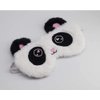 Shinywear Cute Rabbit Sleeping Eye Mask Plush Blindfold Travel Sleep Masks Super Soft Funny Eye Cover for Kids Girls and Adult (Black White Panda)