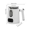 Electric Kettle, 0.8L Stainless Steel Electric Tea Kettle with Power Cord Base, Digital Display and Tea Steamer Mesh,Tabletop Hot Water Kettle Electric Kettles for Boiling Water 600W 110V (White)