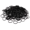 Multi Candy Color Baby Girl's Kids Hair Holder Hair Tie Elastic Rubber Bands (hr_1000_black)